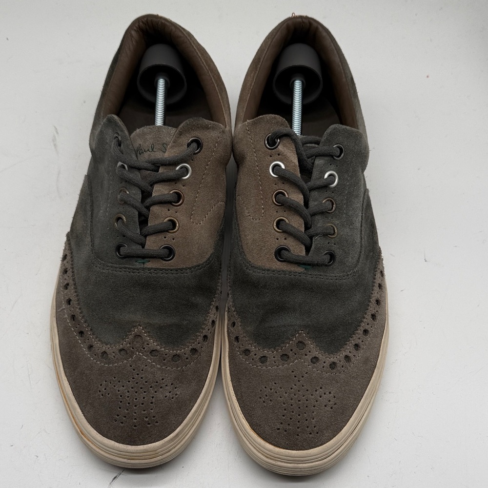 Paul Smith London Brown and Gray Suede Oxford Walking Shoes size 10